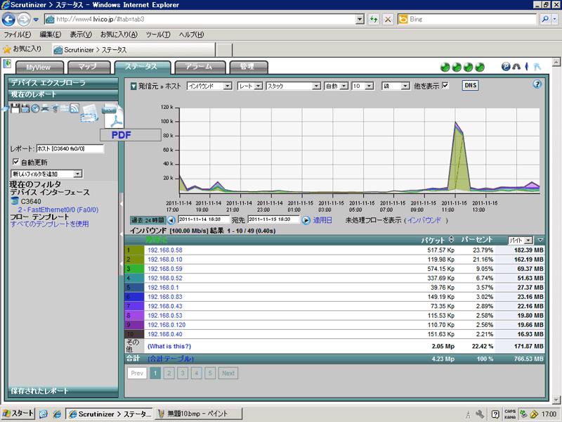 CSV/PDF出力